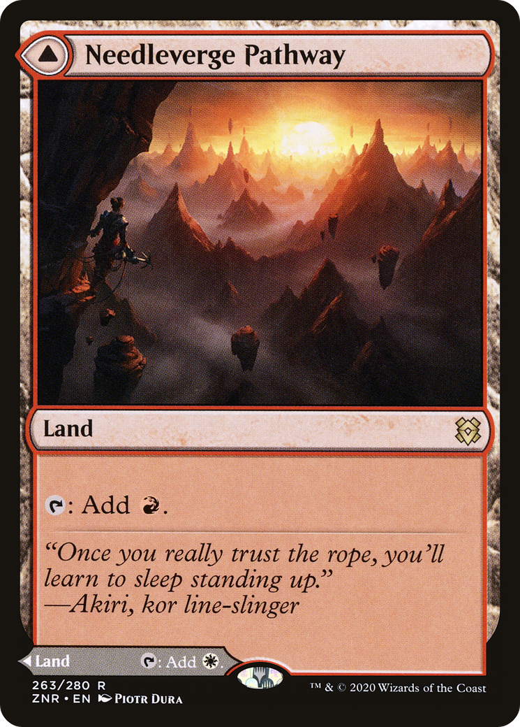 Needleverge Pathway (ZNR-263) - Zendikar Rising Foil