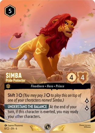 Simba - Pride Protector (8) - Disney Lorcana Promo Cards Holofoil