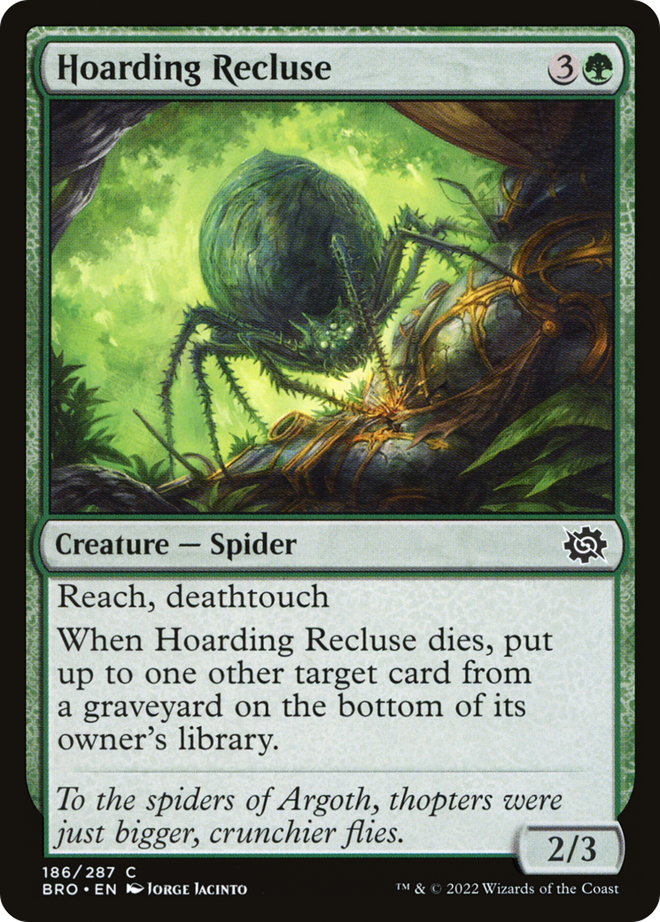Hoarding Recluse (BRO-186) - The Brothers' War