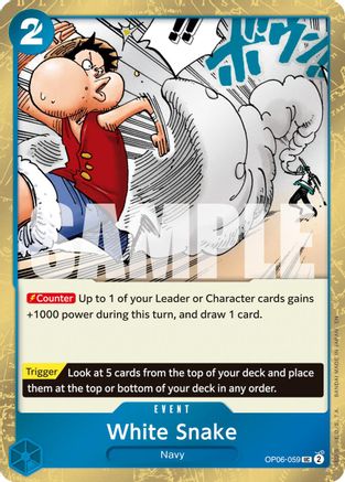 White Snake (Pirate Foil) [Premium Booster -The Best- Vol. 2]