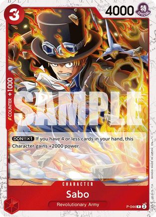 Sabo (P-044) (Pirate Foil) [Premium Booster -The Best- Vol. 2]