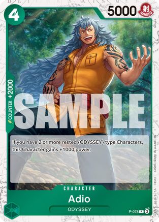 Adio (Pirate Foil) [Premium Booster -The Best- Vol. 2]