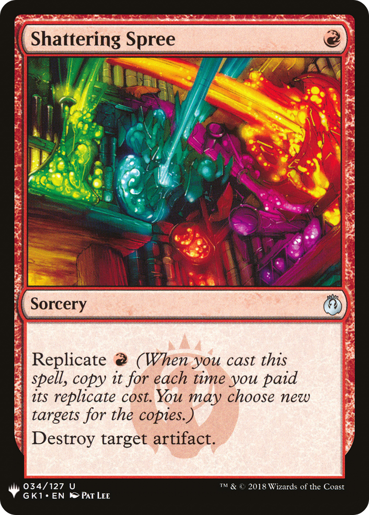 Shattering Spree (LIST-034) - The List