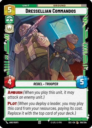 Dressellian Commandos (100/264) - Secrets of Power