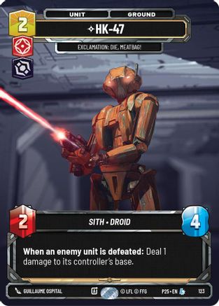 HK-47 - Exclamation: Die, Meatbag! (123) - Sector and Regional Promos Season 1
