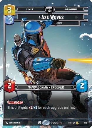 Axe Woves - Accomplished Warrior (132) (132) - Sector and Regional Promos Season 1 Foil