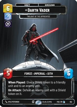 Darth Vader - Twilight of the Apprentice (152) - Sector and Regional Promos Season 1