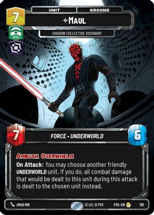 Maul - Shadow Collective Visionary (155) - Sector and Regional Promos Season 1