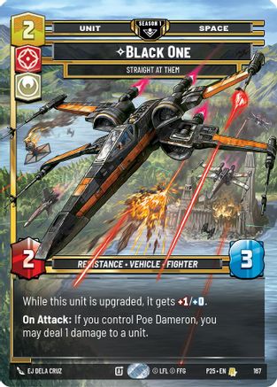 Black One - Straight At Them (167) (167) - Sector and Regional Promos Season 1 Foil
