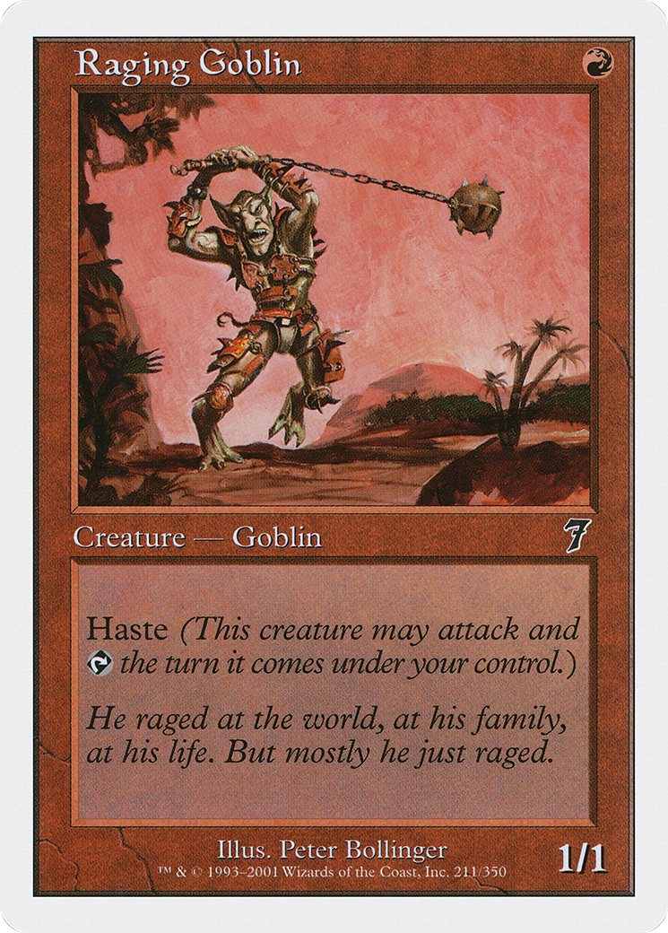 Raging Goblin (7ED-211) - 7th Edition Foil