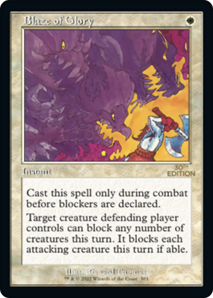 Blaze of Glory (Retro Frame) (30A-303) - 30th Anniversary Edition