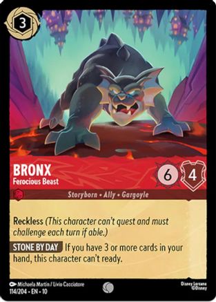 Bronx - Ferocious Beast (114/204) - Whispers in the Well Cold Foil