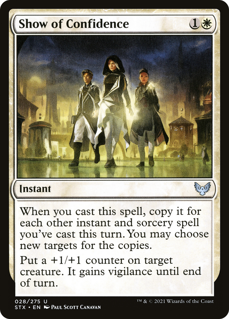 Show of Confidence (STX-028) - Strixhaven: School of Mages
