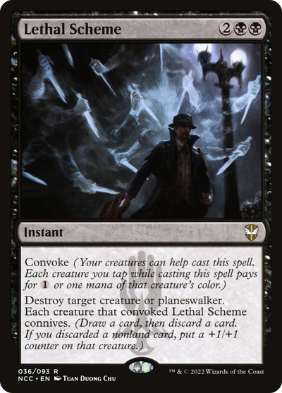 Lethal Scheme [Streets of New Capenna Commander]
