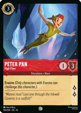 Peter Pan - High Flyer (105/204) - Whispers in the Well Cold Foil