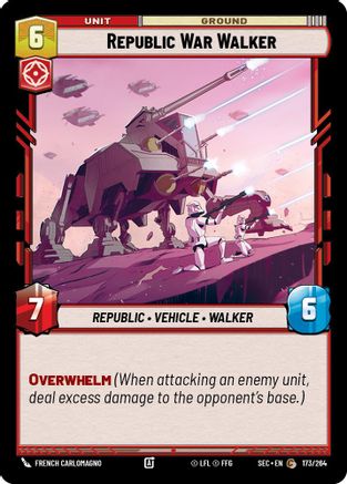 Republic War Walker (173/264) - Secrets of Power