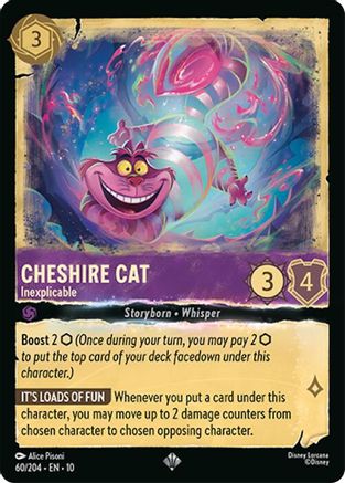 Cheshire Cat - Inexplicable (60/204) - Whispers in the Well Holofoil