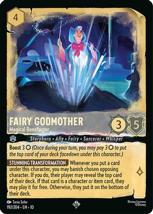 Fairy Godmother - Magical Benefactor (192/204) - Whispers in the Well Holofoil