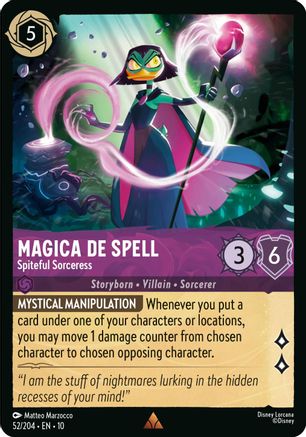 Magica De Spell - Spiteful Sorceress (52/204) - Whispers in the Well Cold Foil