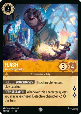Flash - Records Specialist (14/204) - Whispers in the Well
