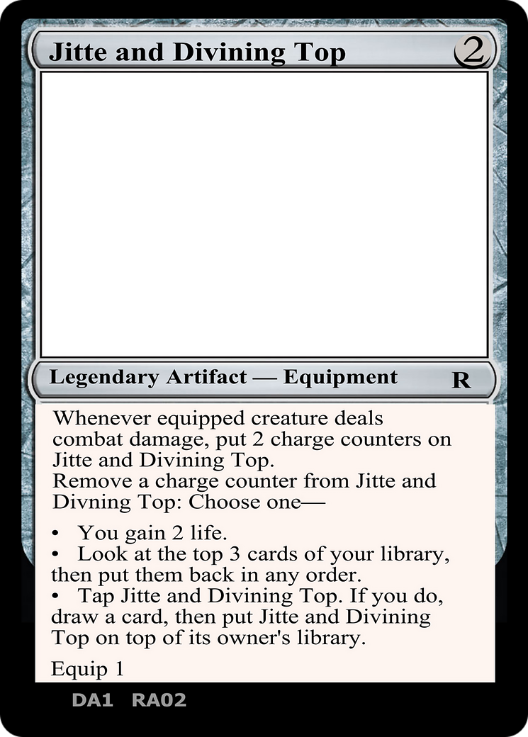 Jitte and Divining Top (UNK-RA02C) - Unknown Event