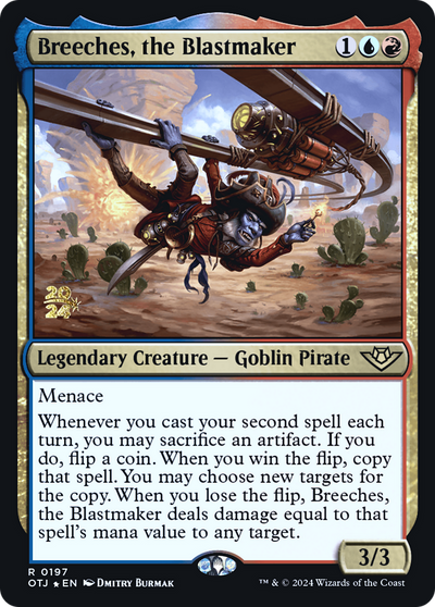 Breeches, the Blastmaker (PRE-197) - Outlaws of Thunder Junction Promos Foil