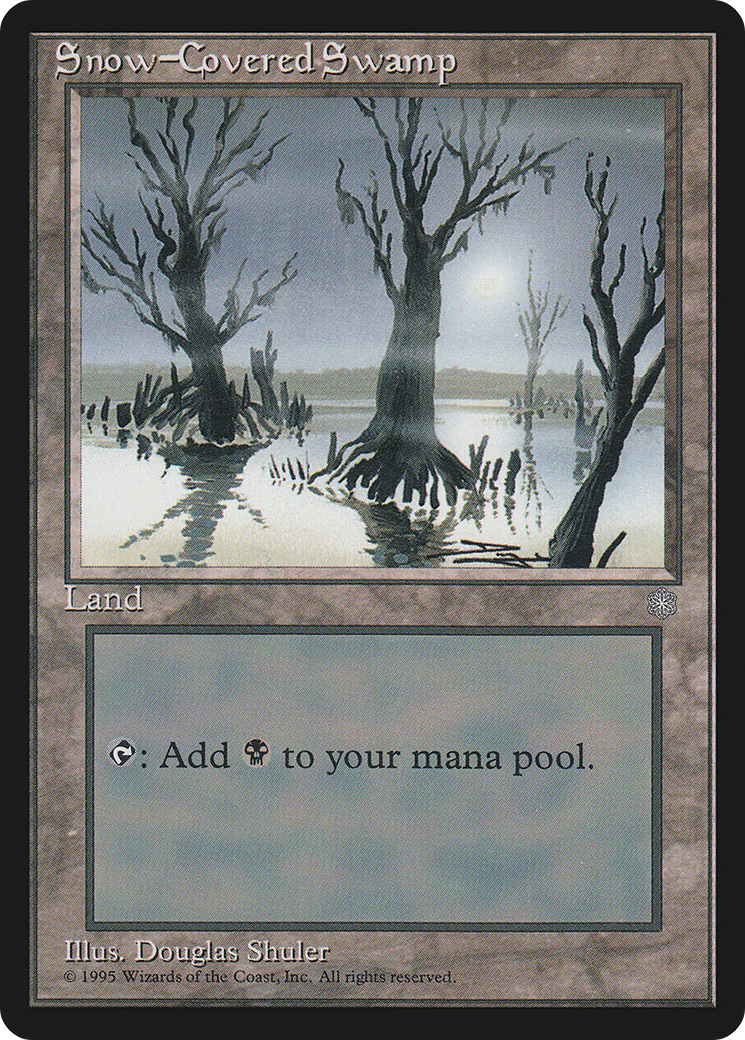 Snow-Covered Swamp (ICE-351) - Ice Age