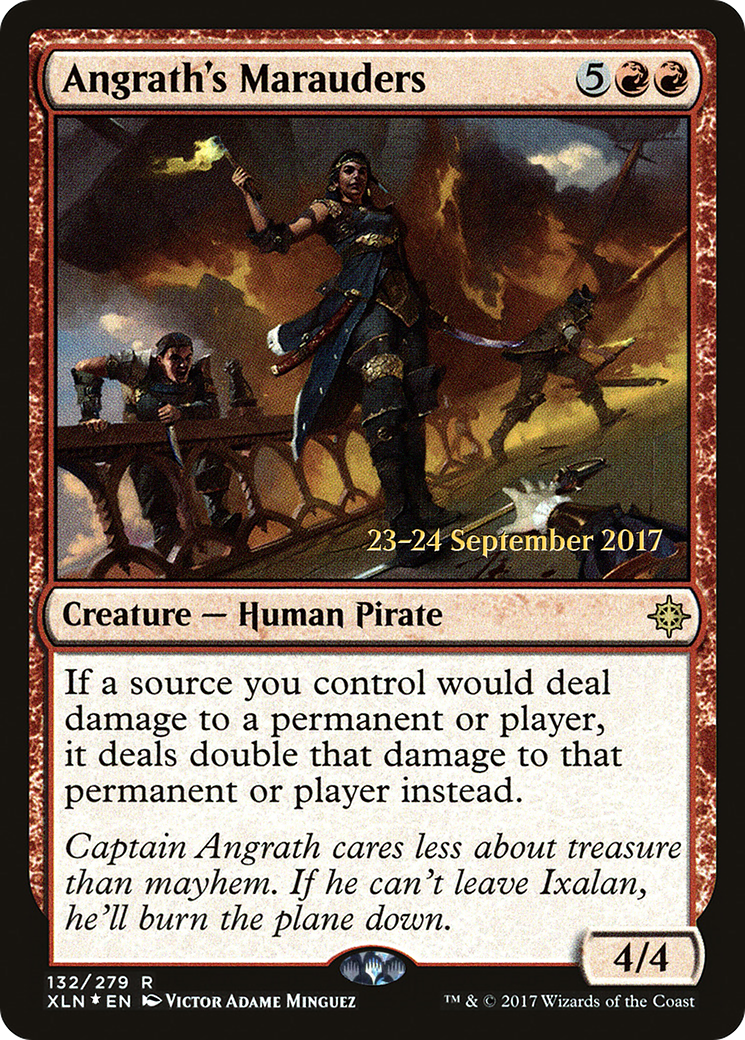 Angrath's Marauders (PRE-132) - Ixalan Promos Foil