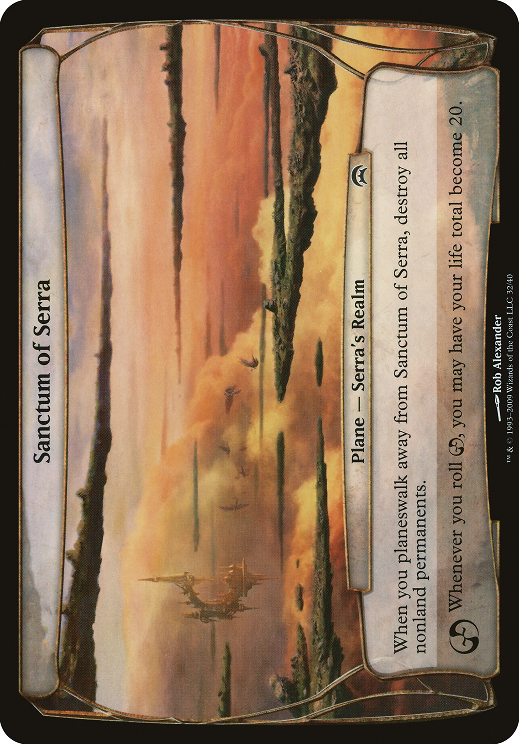 Sanctum of Serra (Planechase) (OVER-) - Planechase Planes