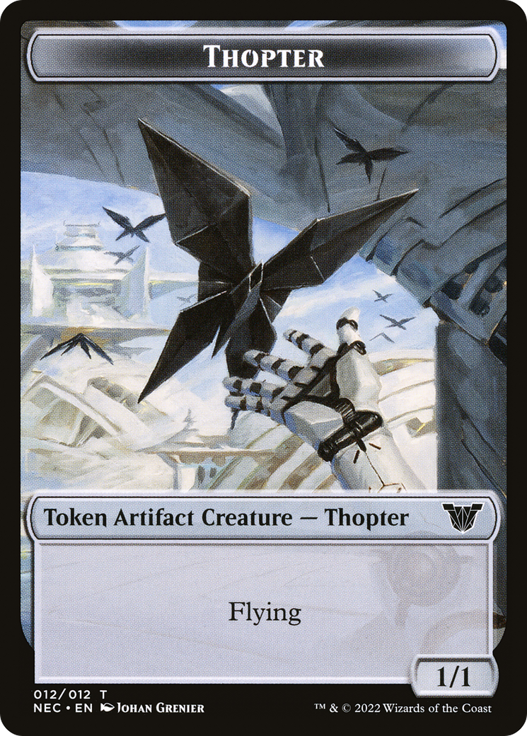 Thopter (TNEC-012) - Neon Dynasty Commander Tokens