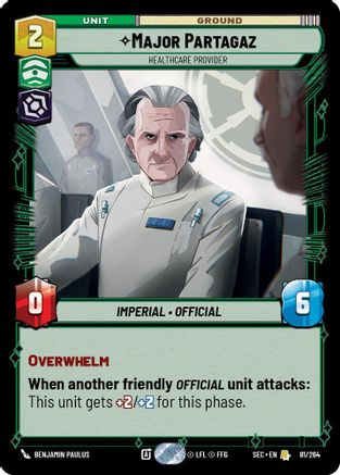 Major Partagaz - Healthcare Provider (81/264) - Secrets of Power