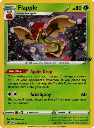 Flapple 022/192  - Holofoil Miscellaneous Cards & Products - Promo