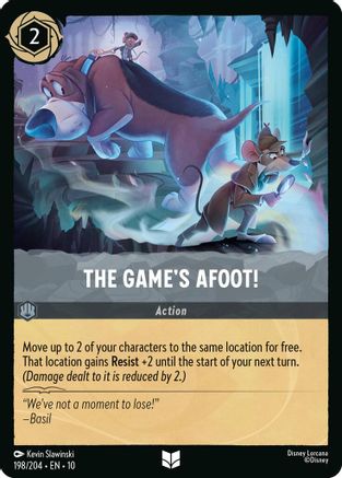 The Game's Afoot! (198/204) - Whispers in the Well Cold Foil