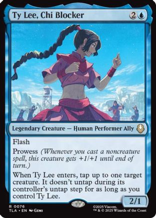 Ty Lee, Chi Blocker (TLA-076) - Avatar: The Last Airbender Foil