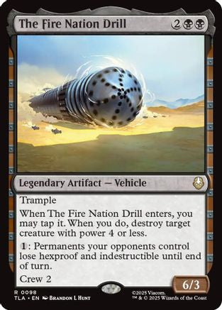 The Fire Nation Drill (TLA-098) - Avatar: The Last Airbender