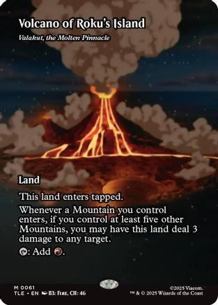 Volcano of Roku's Island - Valakut, the Molten Pinnacle (TLE-061) - Avatar: The Last Airbender: Eternal-Legal