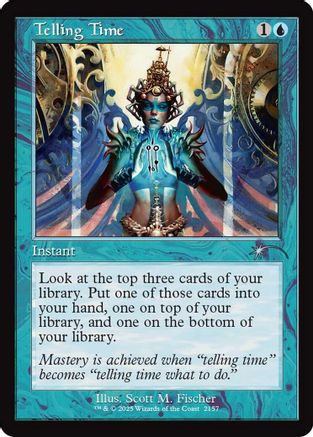 Telling Time (Retro Frame) (SLD-2157) - Secret Lair Drop Series