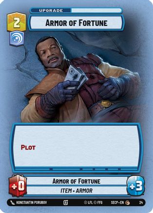 Armor of Fortune (Foil)  - Secrets of Power  Weekly Play Promos