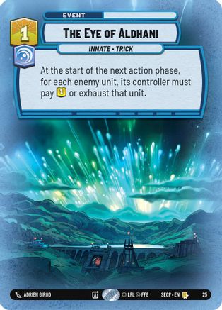 The Eye of Aldhani (Foil)  - Secrets of Power  Weekly Play Promos