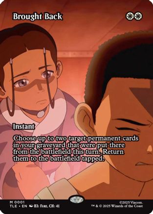 Brought Back (Borderless) (TLE-001) - Avatar: The Last Airbender: Eternal-Legal Foil