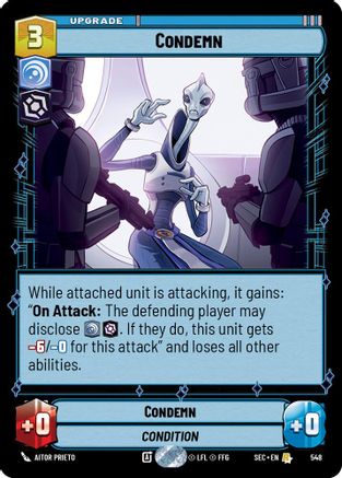 Condemn (Foil) (548) - Secrets of Power Foil