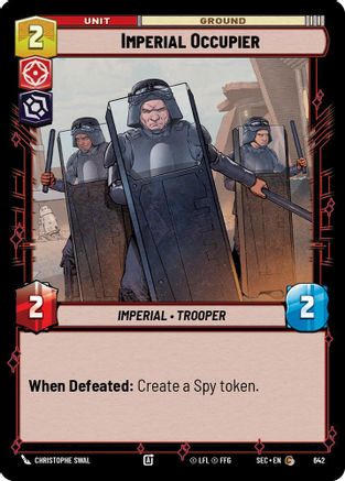 Imperial Occupier (Foil) (642) - Secrets of Power Foil