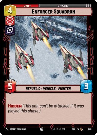 Enforcer Squadron (Foil) (648) - Secrets of Power Foil