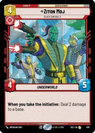 Ziton Moj - Black Sun Bully (Foil) (678) - Secrets of Power Foil