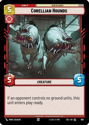 Corellian Hounds (Foil) (680) - Secrets of Power Foil