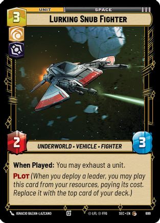 Lurking Snub Fighter (Foil) (699) - Secrets of Power Foil