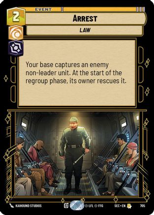 Arrest (Foil) (705) - Secrets of Power Foil