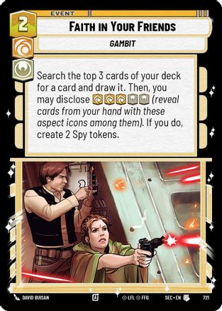Faith in Your Friends (Foil) (721) - Secrets of Power Foil