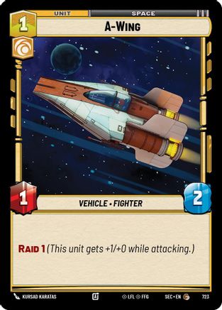 A-Wing (Foil) (723) - Secrets of Power Foil