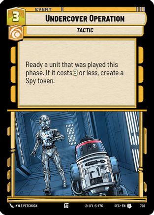 Undercover Operation (Foil) (746) - Secrets of Power Foil